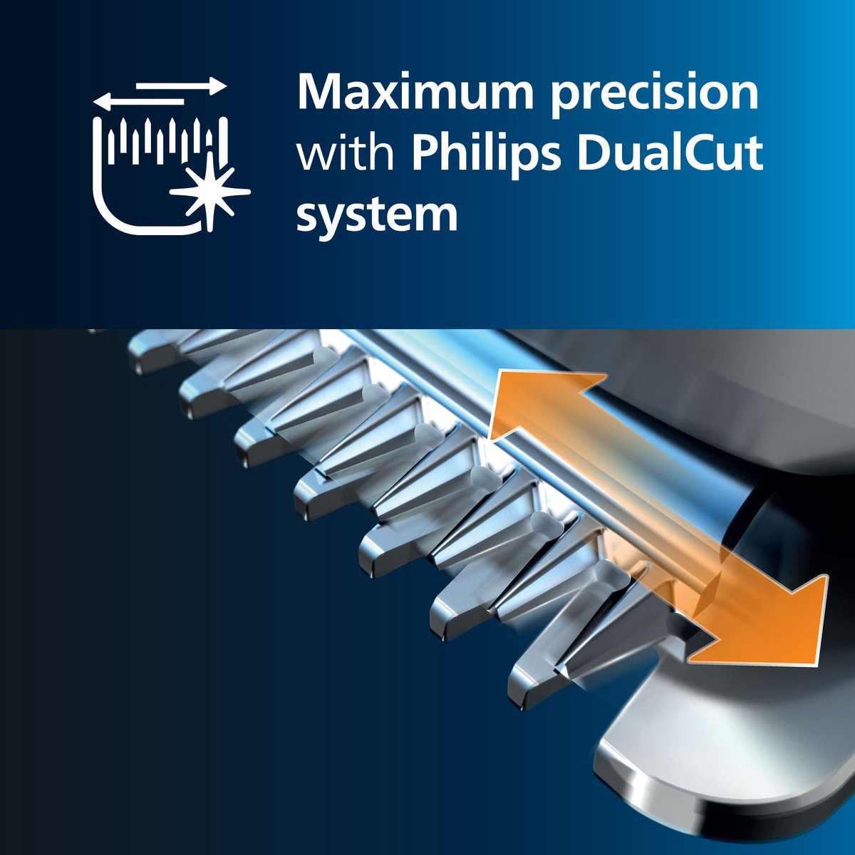 Philips Serie 7000 HC7650/15 tondeuse met kappersset thumbnail 4