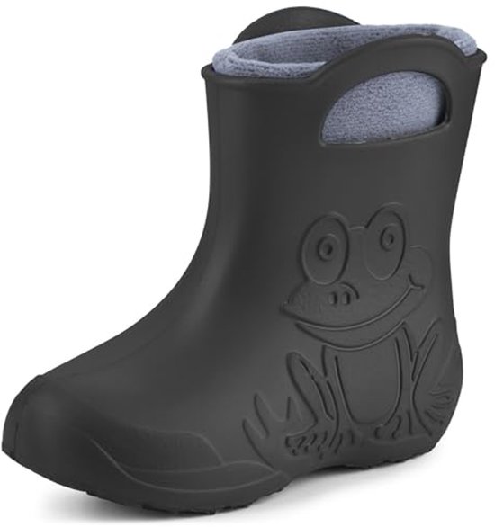 Sterntaler Unisex kinderen uitneembare binnenschoen rubberlaarzen, middelgrijs, 27 EU