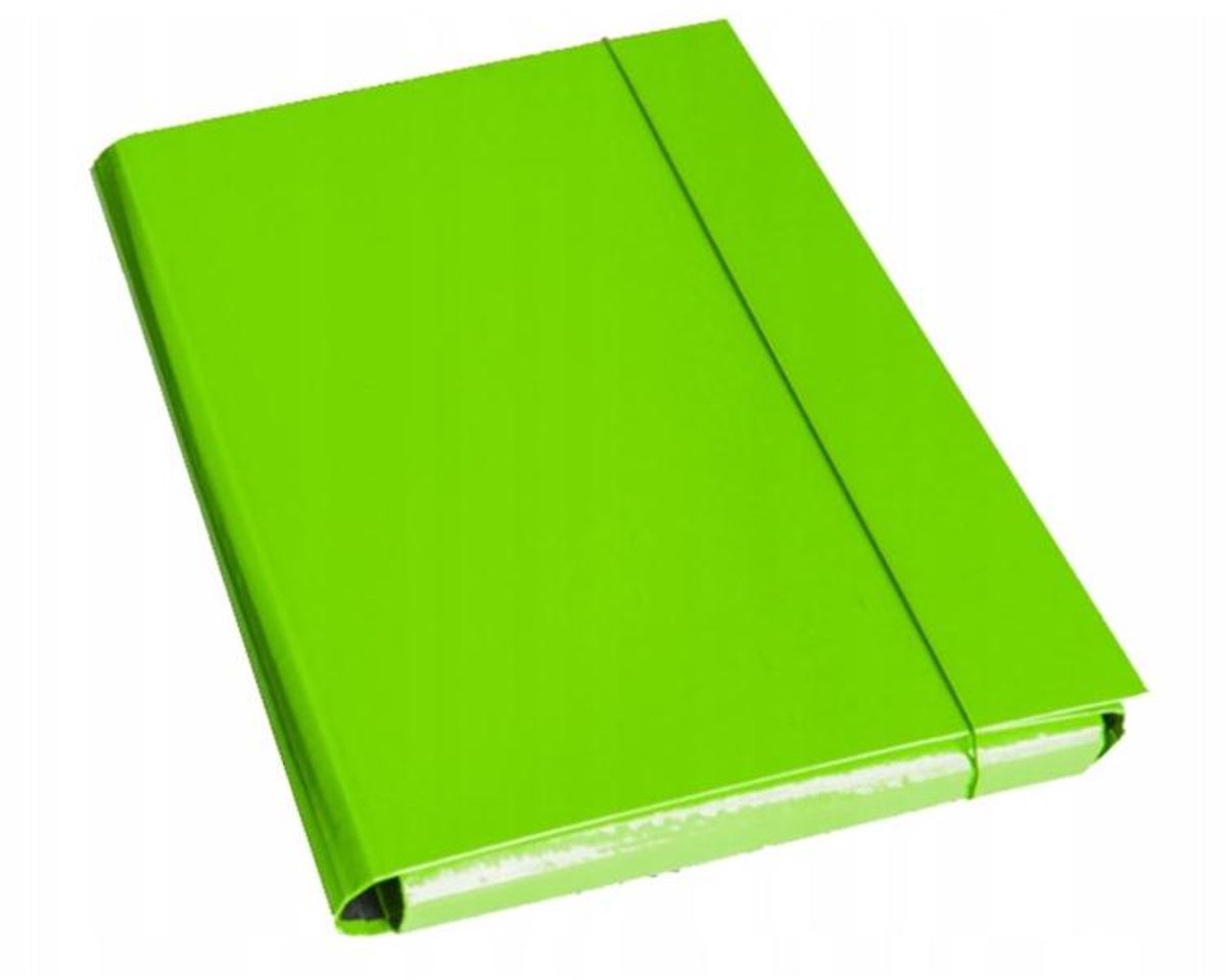Barbara Groene Kaart met Elastiek 3,5 cm - A4 Documentenorganizer