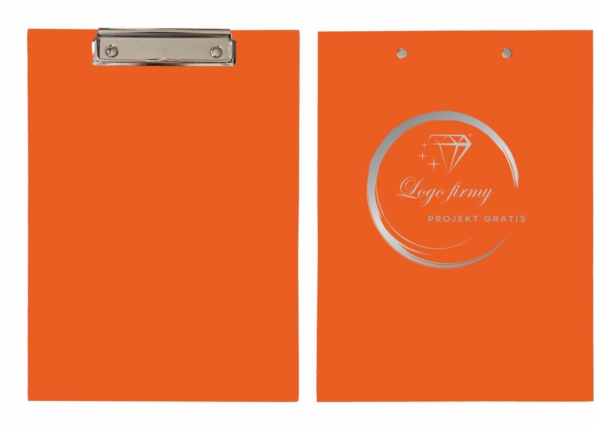 Oranje A4 Klembord met Logo - Stevig & Duurzaam