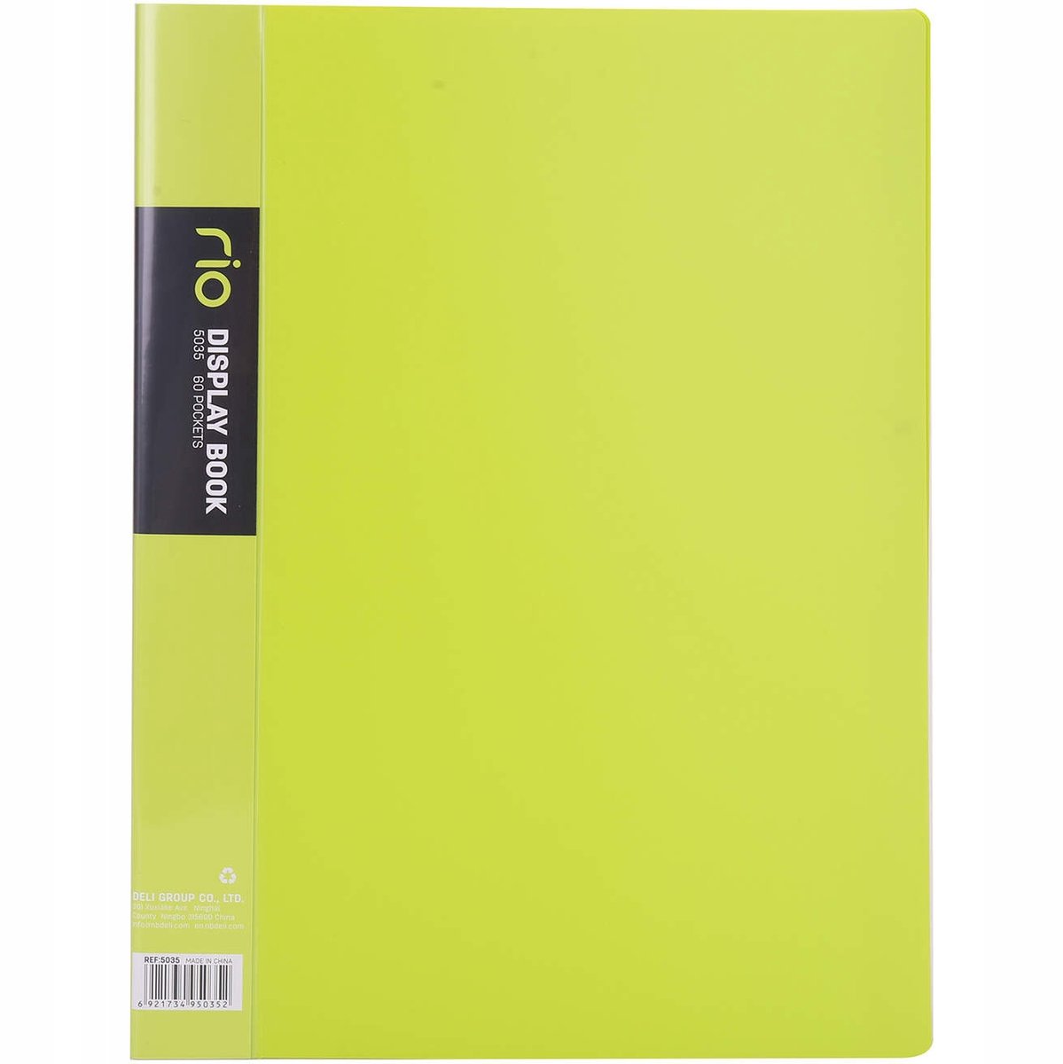 Deli RIO Offerte-album A4 Groen - 60 Transparante Bladen