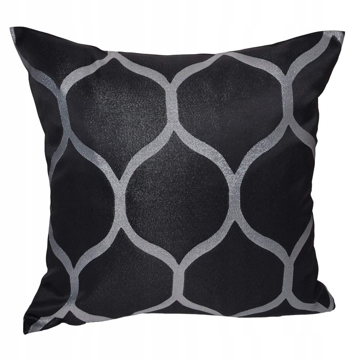 Sierkussens CASABLANCA 40x40 Zwart-Zilver