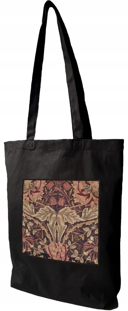 William Morris Shopper Tas met Patch - Katoen & Duurzaam