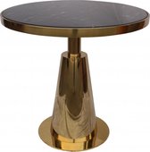 OHNO Furniture Arhus Bijzettafel - Salontafel, Tafel, Marmer, RVS, Goud, Zwart