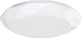 LED Plafondlamp - Igory Dian - Opbouw Rond 20W - Warm Wit 3000K - Mat Wit - Aluminium