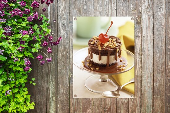 Décoration pour gateau cerises en bois - Gâteau d'anniversaire