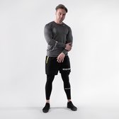 Body & Fit Perfection Stretch T-Shirt - Sportshirt Heren - Fitness Top Mannen – Maat XXL - Grijs