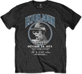 Elton John - Live In Concert Heren T-shirt - Eco - M - Zwart