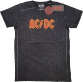 AC/DC Heren Tshirt -L- Logo Zwart