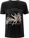 Led Zeppelin - US 1975 Tour Flag Heren T-shirt - S - Zwart