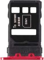 SIM-kaartlade + SIM-kaartlade voor Huawei Nova 7 Pro 5G (Rood)