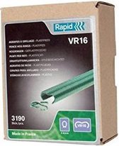 1600x Rapid VR22 Hekwerkringen 5-11mm groen gecoat