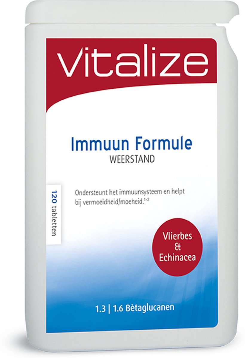 Goedkoopste Vitalize Immuun Formule Weerstand 120 tabletten | Helpt de weerstand - Bevat de natuurlijke kruiden Echinacea en Vlierbessen