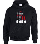 Hoodie | Vaderdag | Superman zonder cape - XXL