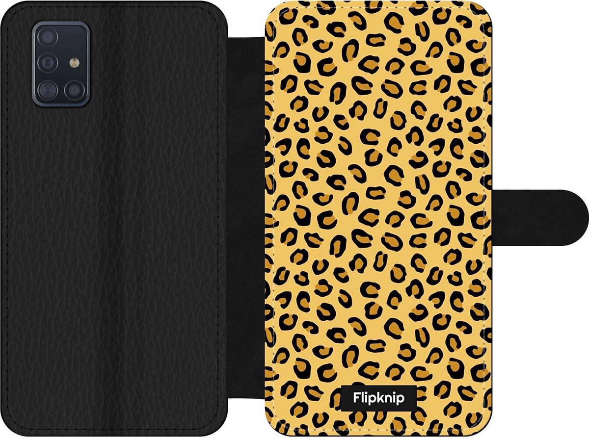 Wallet case - geschikt voor Samsung Galaxy A51 - Luipaardprint