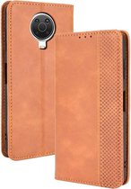 Nokia G10/G20 Portemonnee Hoesje Camel - Cacious (Wallet Serie)