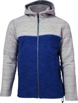 Ivanhoe Vest Joel Heren Wol Grijs/navy Maat L