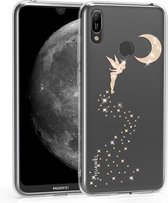 kwmobile telefoonhoesje voor Huawei Y6 (2019) - Hoesje voor smartphone - Glitterfee design