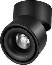 Led Opbouwspot - Sida - 7W - Zwart - Dimbaar - 2700K