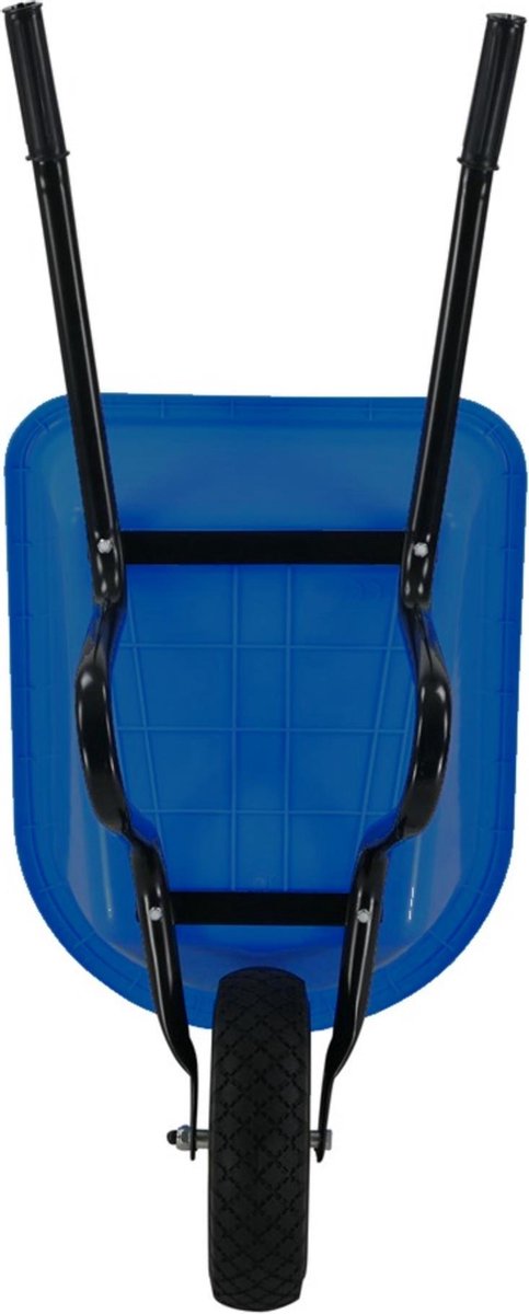 MM Eurotool Kinderkruiwagen Metaal met Kunststof Bak - Blauw — afbeelding 6