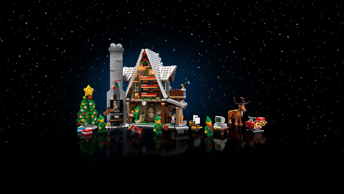LEGO® Elf Clubhuis (10275) modelbouwset om neer te zetten; haal herinneringen aan kerst op met dit feestelijke project, een fantastisch cadeau voor volwassenen en gezinnen die graag creatief bezig zijn (1197 onderdelen) — afbeelding 14