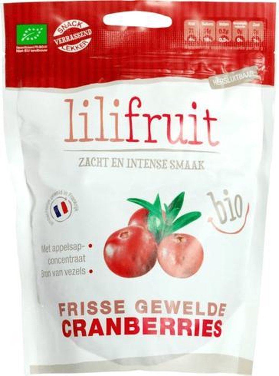Cranberries séchées bio - Lilifruit