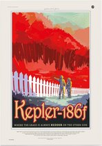 Kepler-186f (Visions of the Future), NASA/JPL - Foto op Posterpapier - 50 x 70 cm (B2)