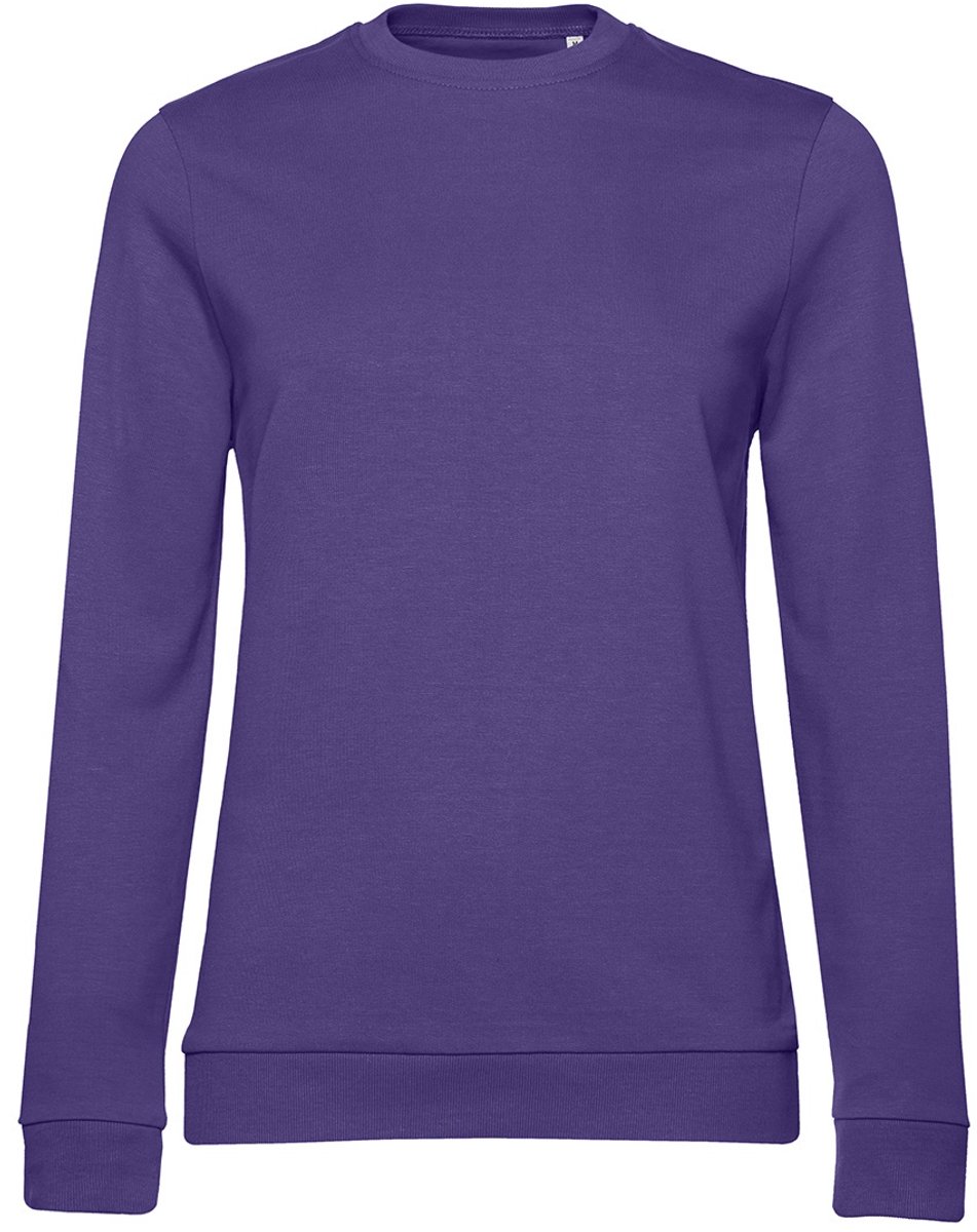 B&C Dames/dames Set-in Sweatshirt (Stralend paars)