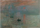 Zonsopgang, Impression, Soleil Levant, Claude Monet - Foto op Forex - 40 x 30 cm