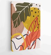 Hand painted illustrations wall arts vector. Surface pattern design 1 - Moderne schilderijen – Vertical – 1857070789 - 80*60 Vertical