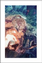 Walljar - Wild Water Coast - Muurdecoratie - Plexiglas schilderij