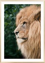 Poster Met Metaal Gouden Lijst - Grote Leo Poster