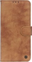 Mobigear Wallet Bookcase Geschikt voor Alcatel 3L (2021) - Bruin