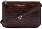 Isabel Bernard Femme Forte Dames Crossbody tas Leer - Bruin