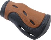 Handvat Ergonomisch-Gel Kort-model Zwart/Bruin
