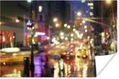 Poster New York - Lichten - Nacht - 30x20 cm