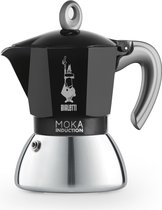 Bialetti Moka Induction - Percolator - Zwart - 4 kops