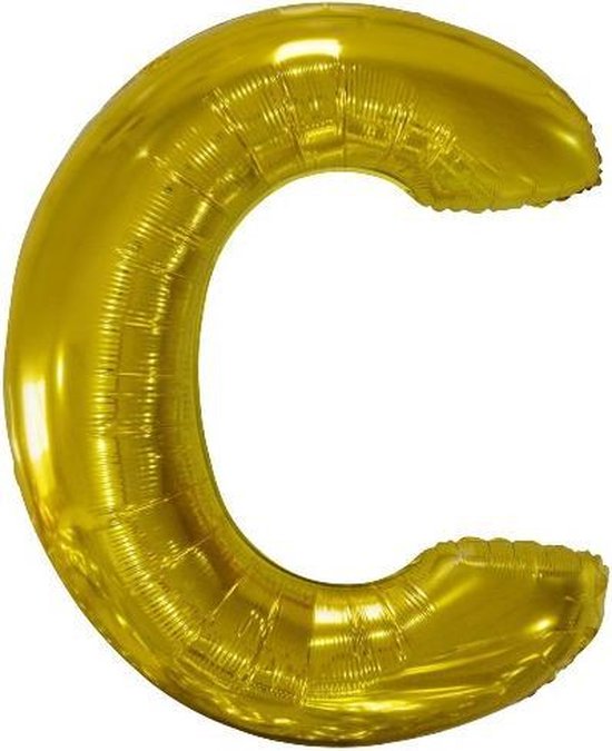 Amscan Letterballon C Folie 86 Cm Goud