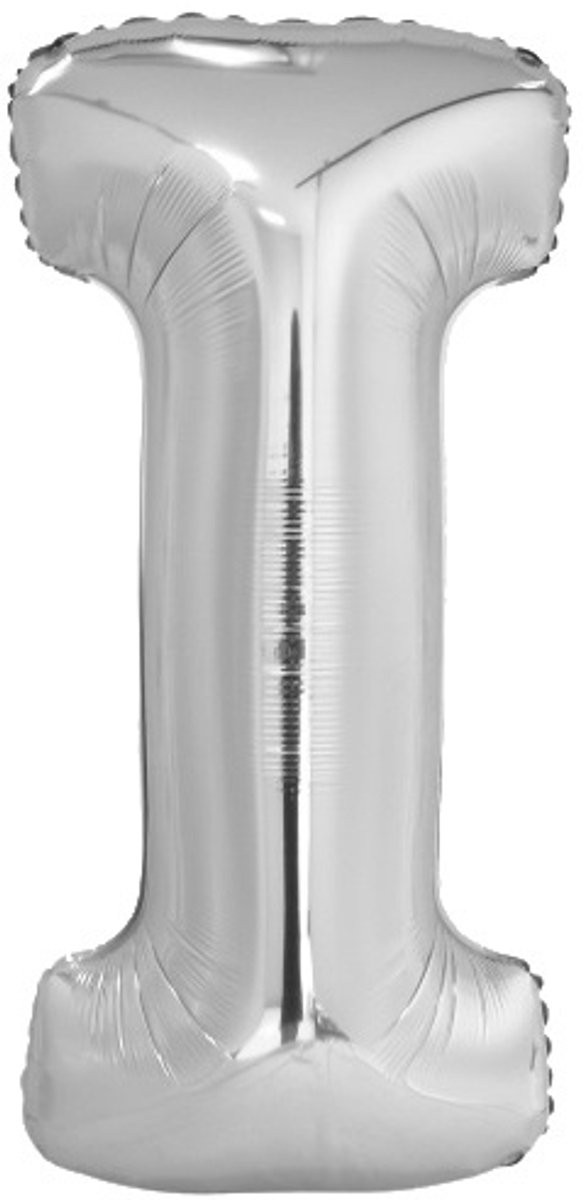 Amscan Letterballon I Folie 100 Cm Zilver