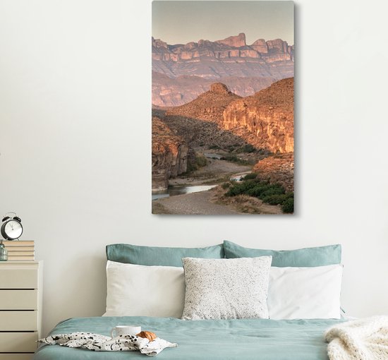 Parc national de Big Bend au Texas 120x180 cm - Tirage photo sur toile (Décoration murale salon / chambre) XXL / Groot format!
