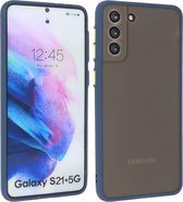 Samsung Galaxy S21 Plus Hoesje Hard Case Backcover Telefoonhoesje Blauw