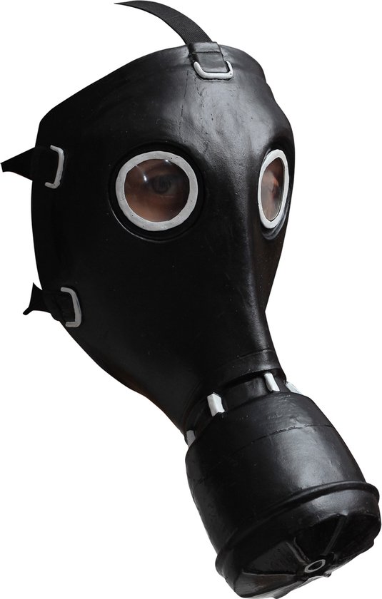 Zwart gasmasker voor volwassenen - Verkleedmasker - One size" | bol