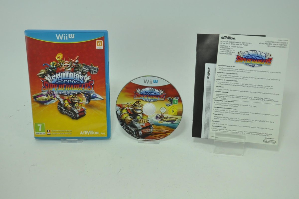 Coffret Wii U Skylanders Superchargers Starter Pack - Complet, Neuf, Version IT/ES