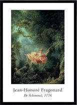 Poster De Schommel - Jean-Honoré Fragonard - In Passe Partout - Kunst / Art Print