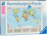 Ravensburger puzzel Staatkundige wereldkaart - Legpuzzel - 1000 stukjes