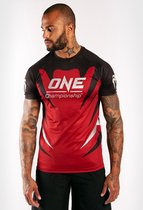 Venum X ONE FC Dry Tech T-shirt Rood Zwart maat L