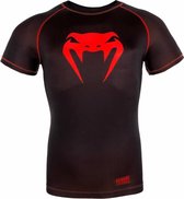 Venum Contender 3.0 Compression T Shirts S/S Zwart Rood Kies uw maat: M