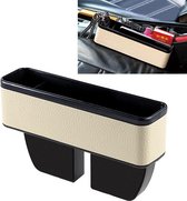 Universele auto Multifunctionele console zijvak Zittingruimte zijvak (beige)