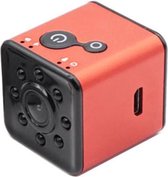 SQ13 Ultra-Mini DV Pocket WiFi 1080P 30fps digitale videorecorder Camera Camcorder met 30m waterdichte behuizing, ondersteuning IR nachtzicht (rood)