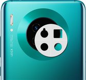 ENKAY Hat-prince achteruitrijcamera Lens metalen beschermhoes voor HUAWEI Mate 30 Pro (zilver)